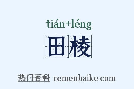 田棱是什么意思的图片